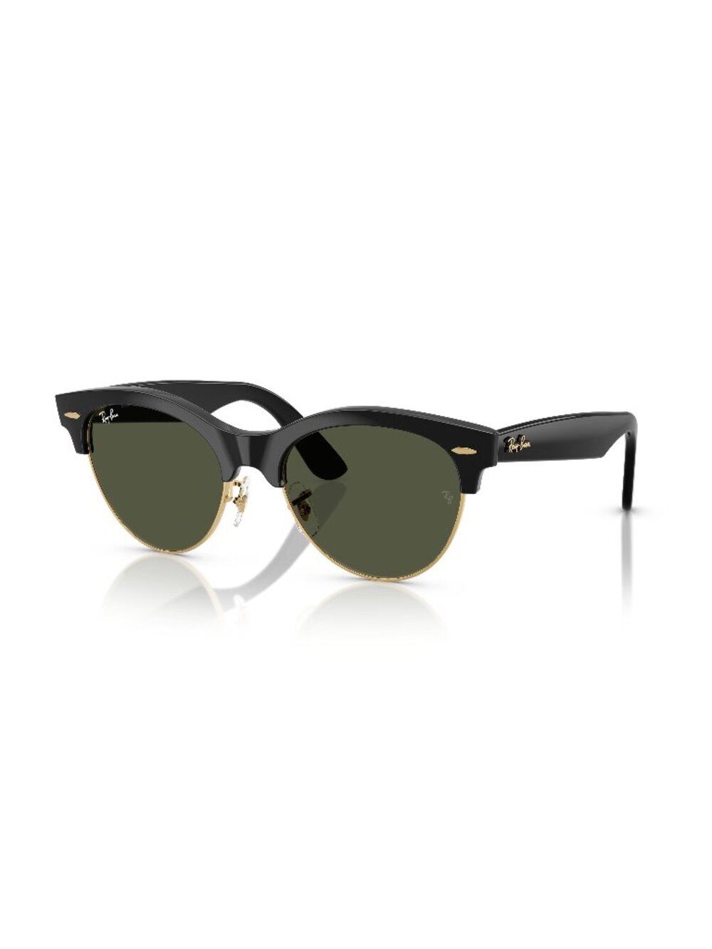 New Ray-Ban Unisex Sunglasses Black Green Lens Acetate Frame Ray Ban RB2341 WAY